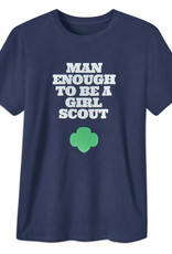 GSUSA Navy Man Enough w/ Green Trefoil T-Shirt