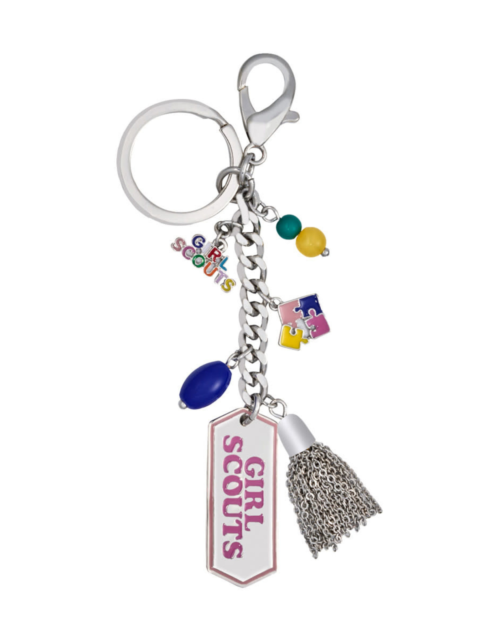 Girl Scouts Charm Keychain