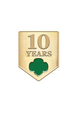 GIRL SCOUTS OF THE USA 10 Year Pin