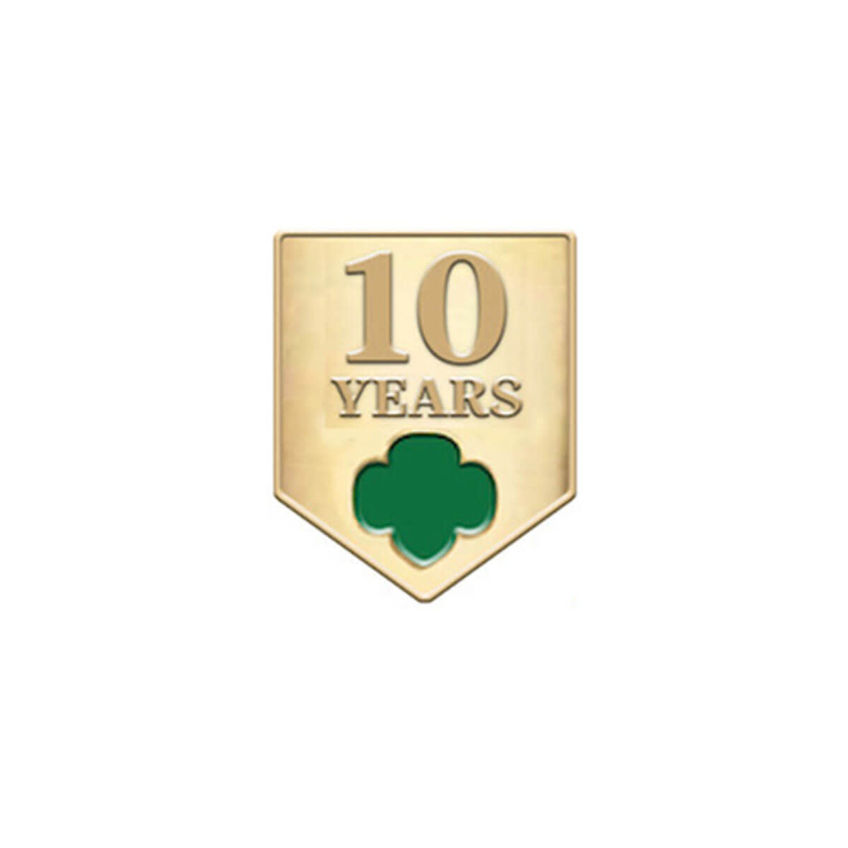 GIRL SCOUTS OF THE USA 10 Year Pin Girl Scouts of Silver Sage Council