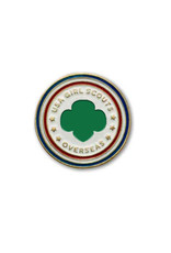 GIRL SCOUTS OF THE USA USGS Overseas Round Pin