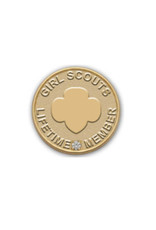 GIRL SCOUTS OF THE USA GS Lifetime Membership Pin- Updated 2022