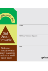 GIRL SCOUTS OF THE USA Bridge to Brownie Certificate