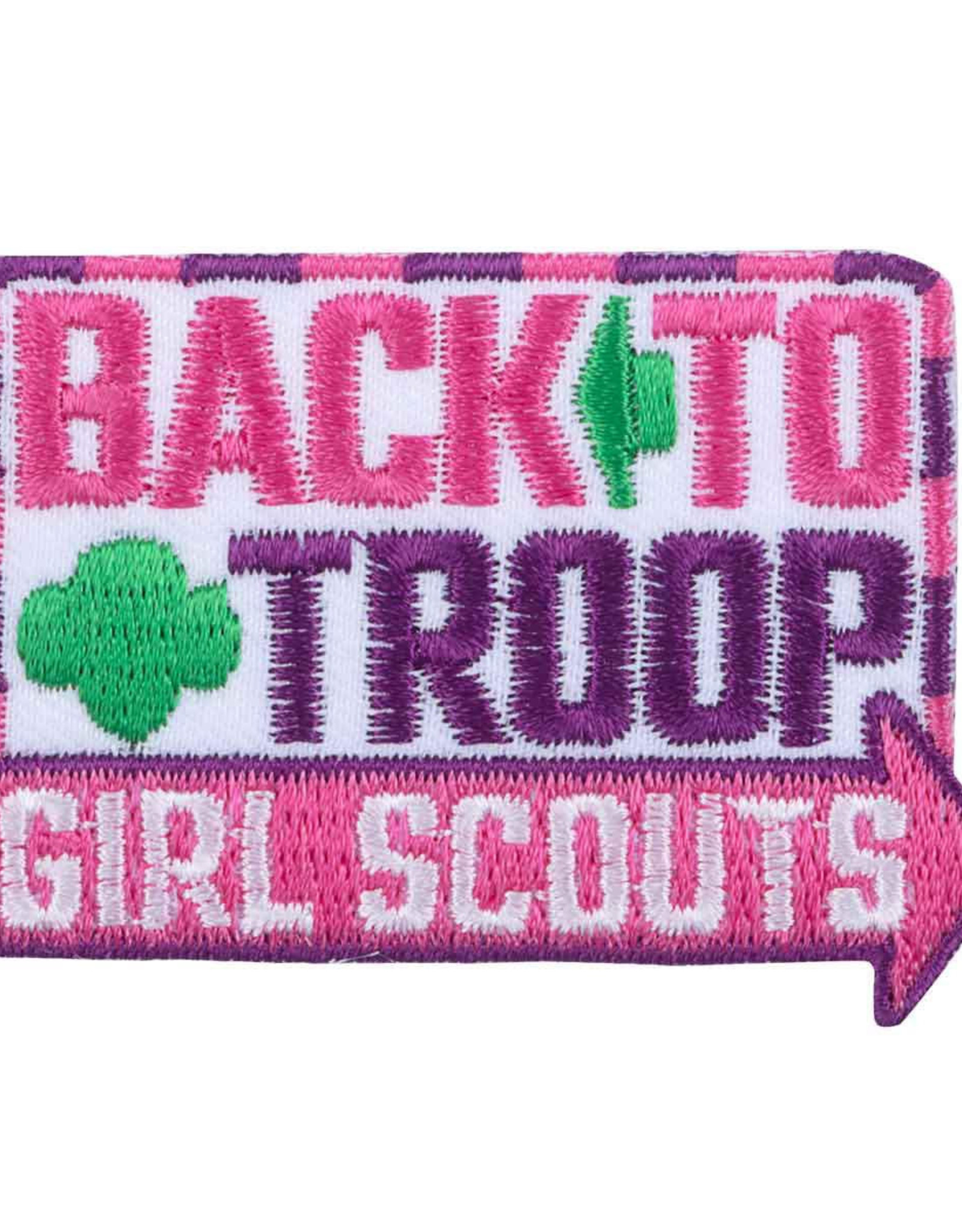GS Back to Troop Patch