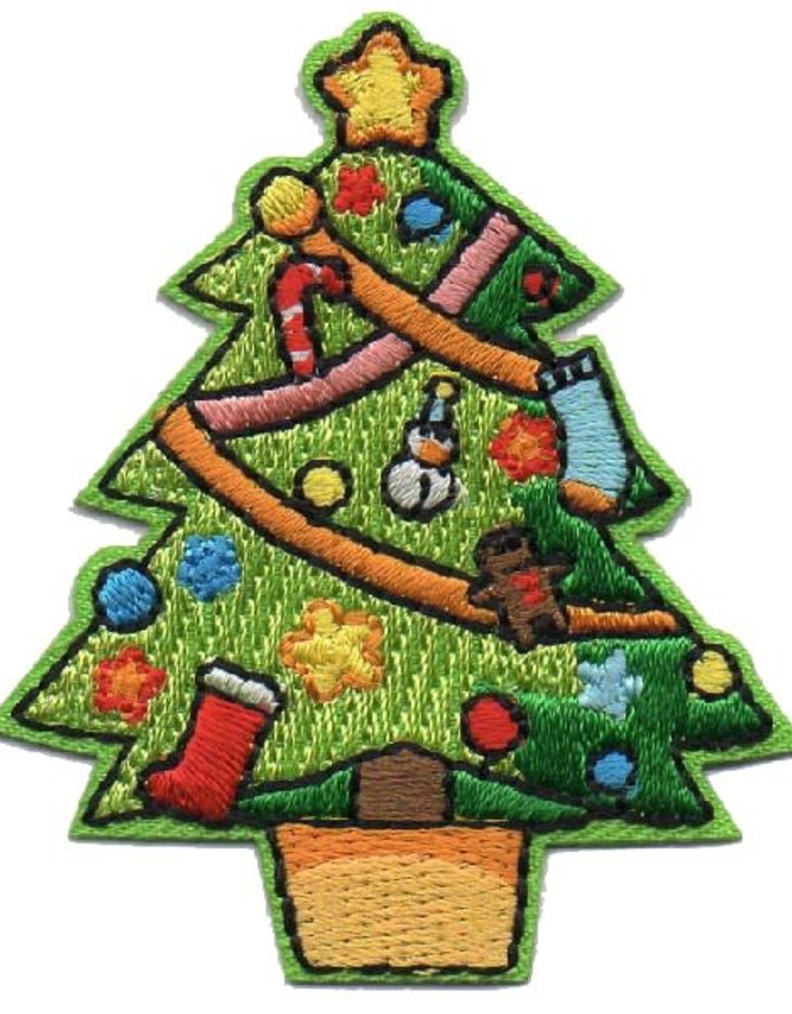 Advantage Emblem & Screen Prnt Christmas Tree Fun Patch