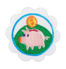 GIRL SCOUTS OF THE USA Daisy Money Explorer Badge