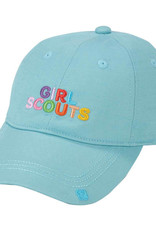Recycled Blue Girl Scout Baseball Cap