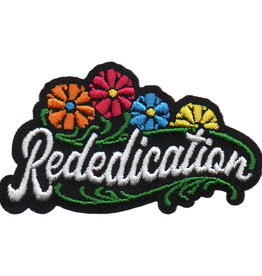Advantage Emblem & Screen Prnt Rededication w/4 Flowers Fun Patch