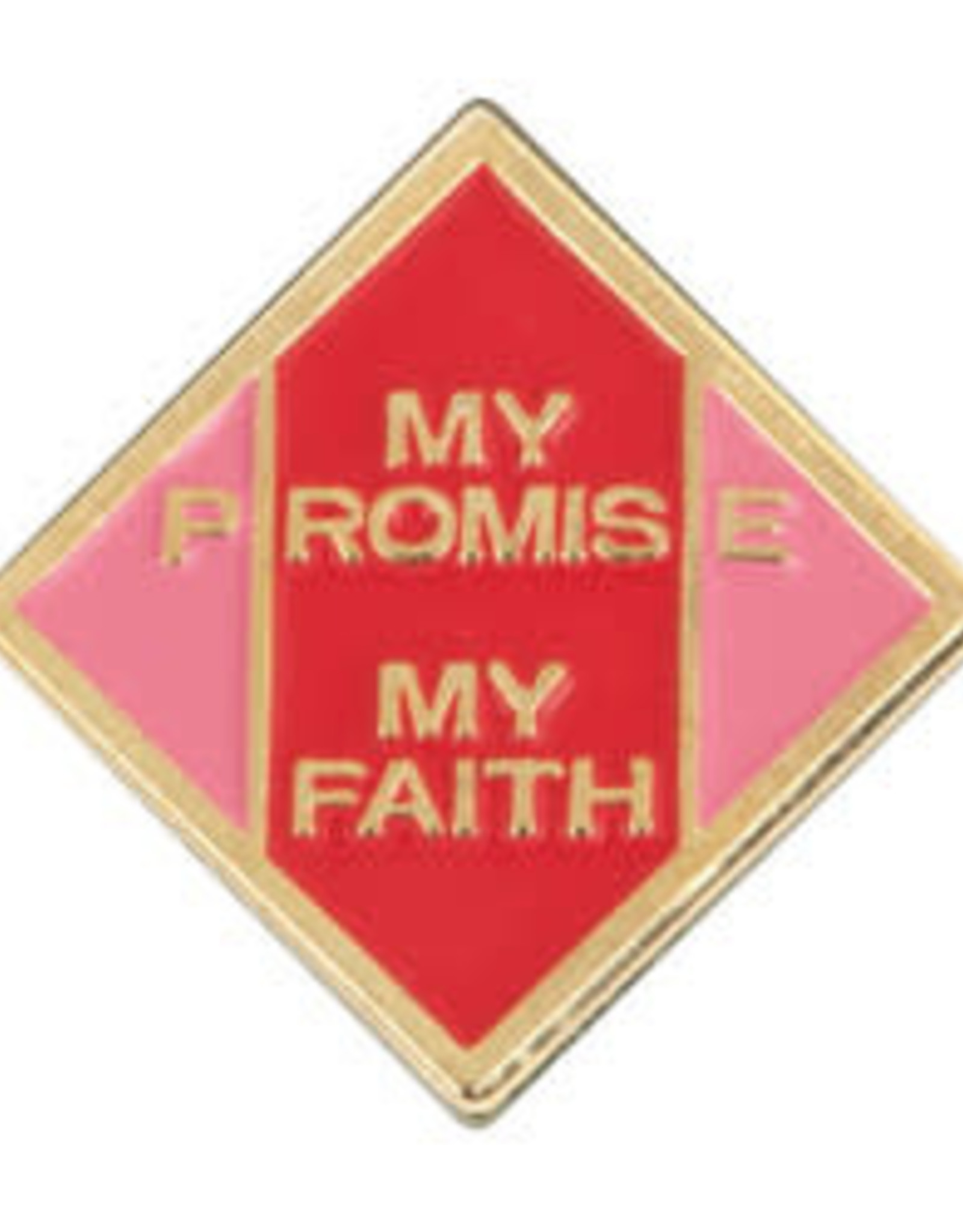 GIRL SCOUTS OF THE USA Cadette My Promise/Faith Pin 3