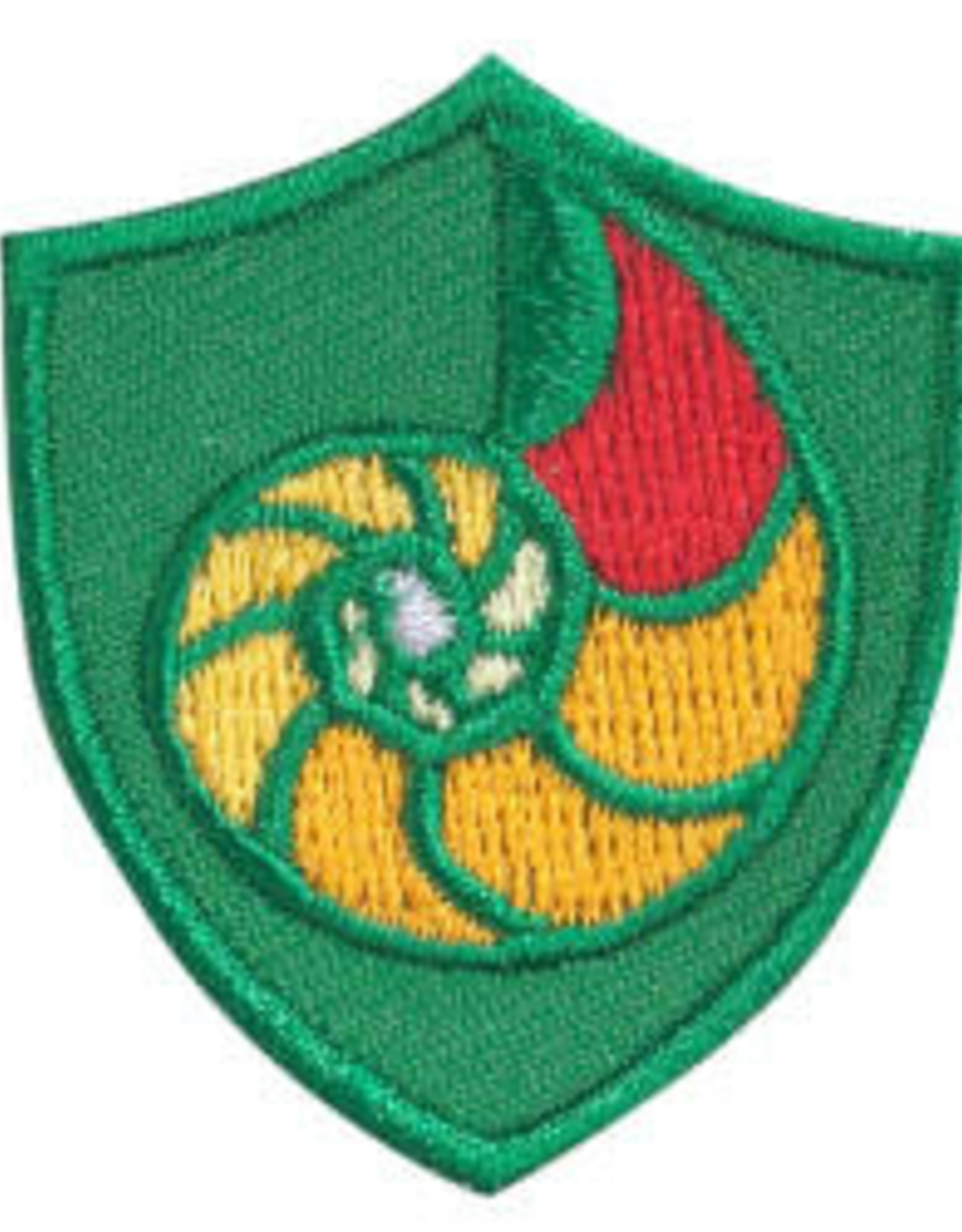 GIRL SCOUTS OF THE USA Nautilus Shell Troop Crest