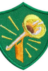 GIRL SCOUTS OF THE USA Trumpet Troop Crest