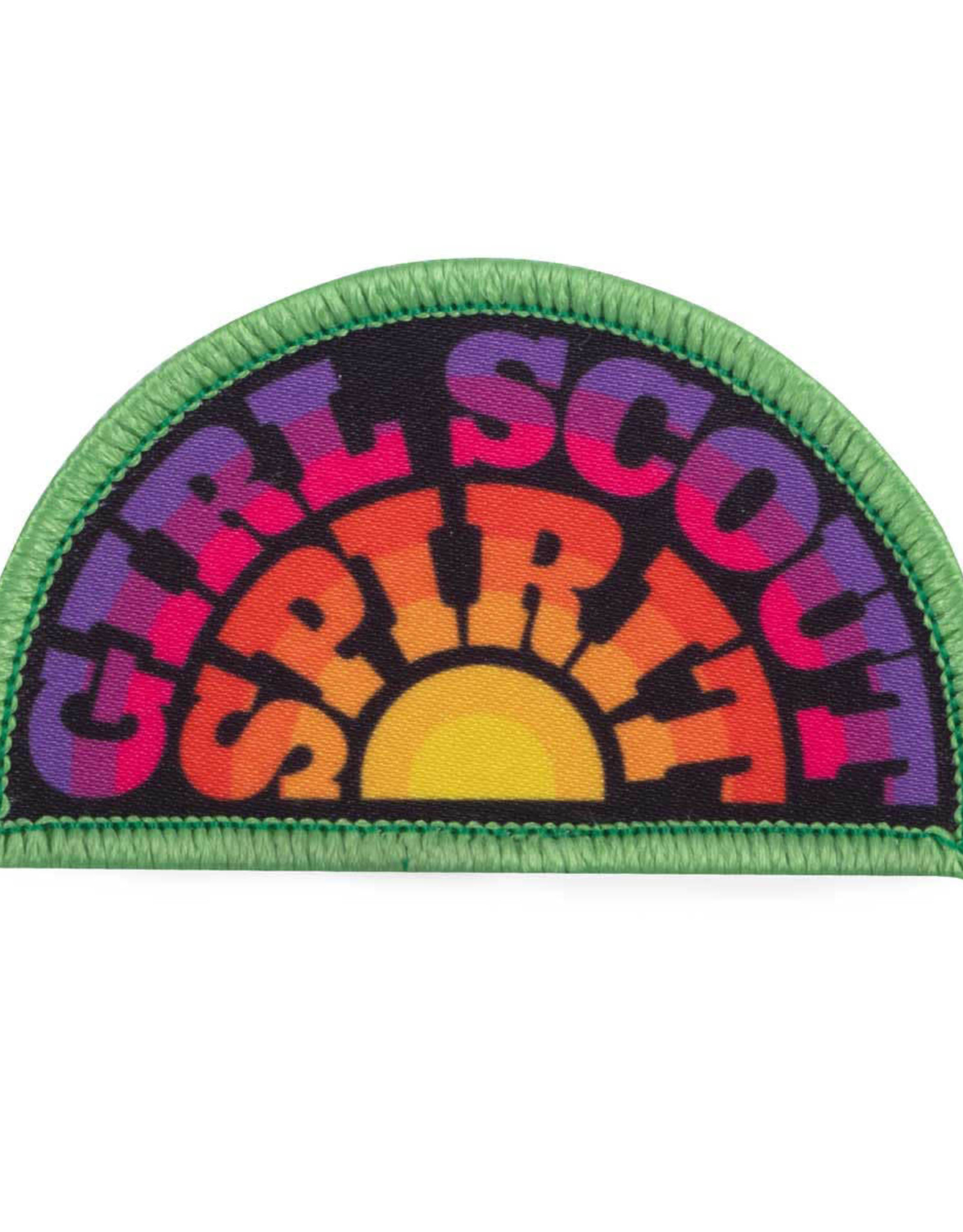 Girl Scout Spirit Sunset Patch