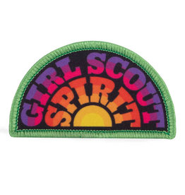 Girl Scout Spirit Sunset Patch