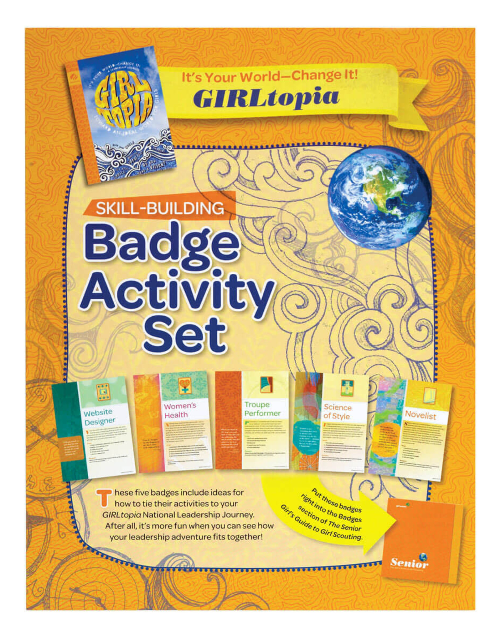 GIRL SCOUTS OF THE USA Senior It's Your World Activity Set