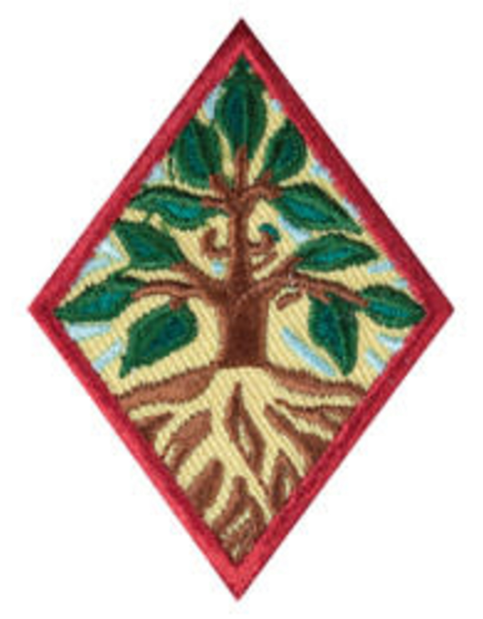 GIRL SCOUTS OF THE USA Cadette Trees Badge