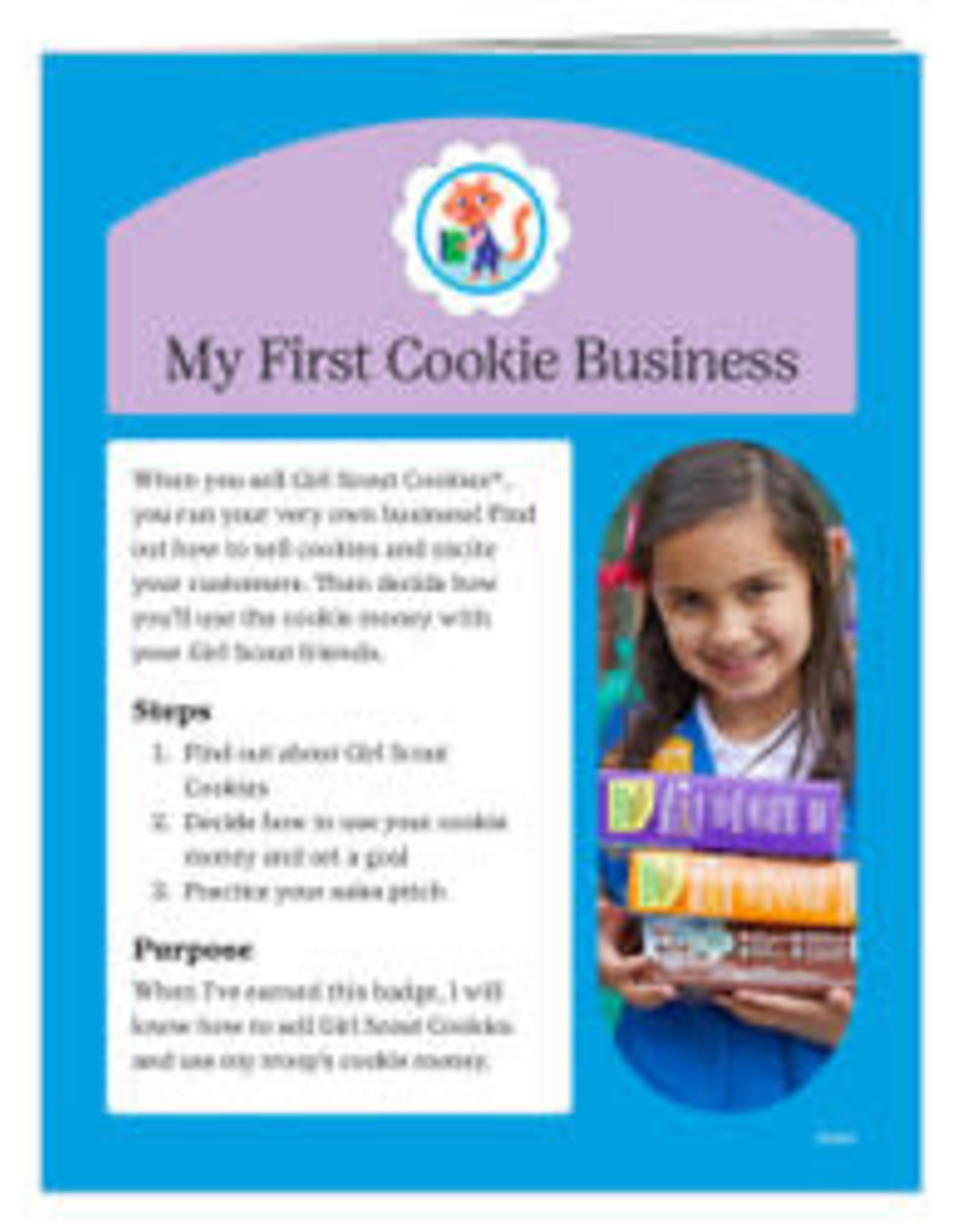 GIRL SCOUTS OF THE USA Daisy My First Cookie Business Requirements Pamphlet