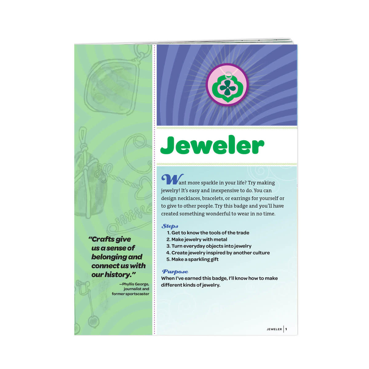Junior Jeweler Badge Requirements Girl Scouts of Silver Sage Council