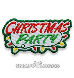 snappylogos Christmas Party Fun Patch w/Christmas Lights (8354)