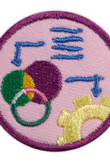GIRL SCOUTS OF THE USA Junior Think Like an Engineer Engineering Journey Award Badge