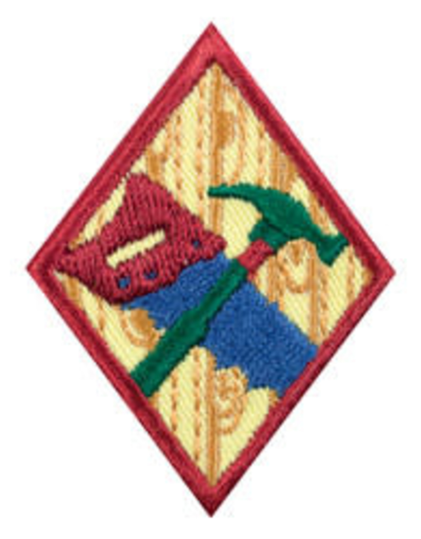 GIRL SCOUTS OF THE USA Cadette Woodworker Badge