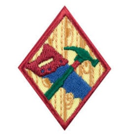 GIRL SCOUTS OF THE USA Cadette Woodworker Badge