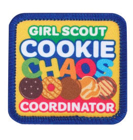 Girl Scout Cookie Chaos Coordinator Fun Patch