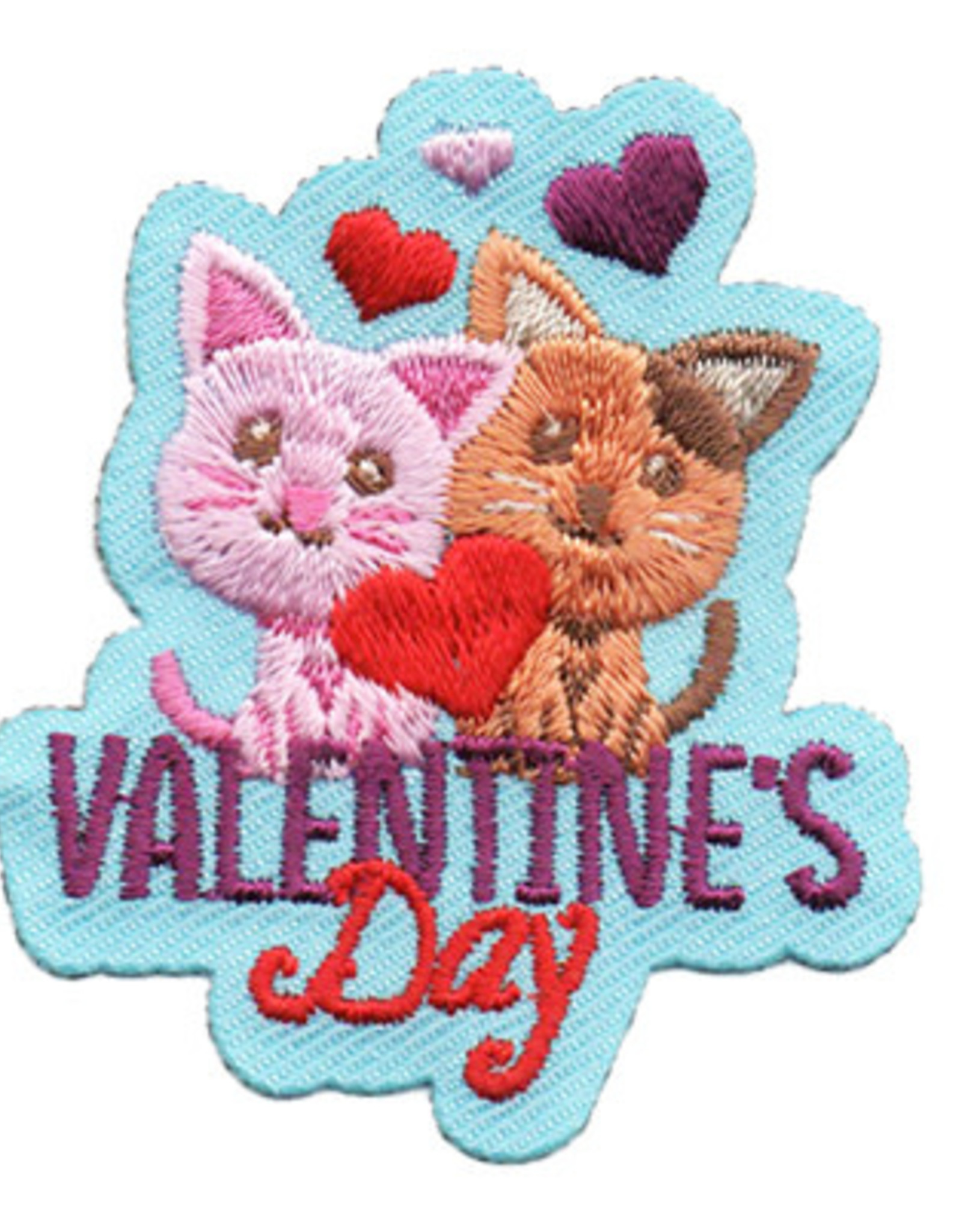 Valentines Day Kitten Fun Patch