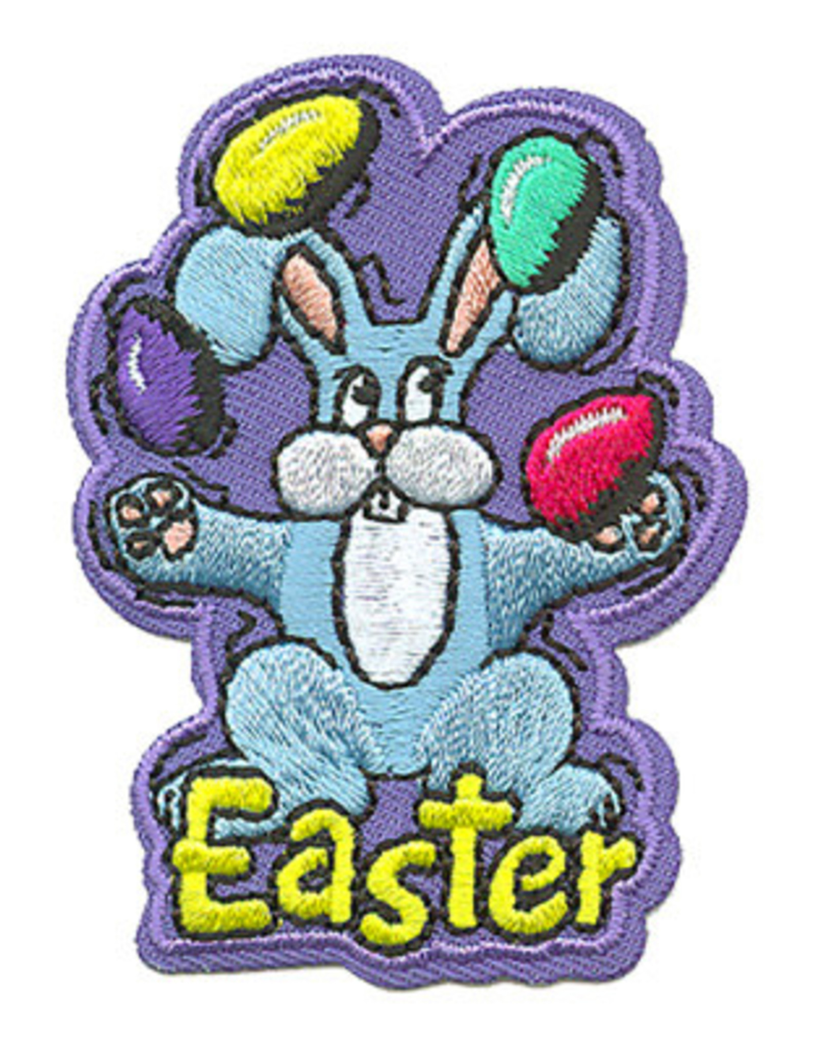 Easter Bunny Juggling Jellybeans Patch