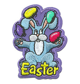 Easter Bunny Juggling Jellybeans Patch