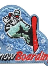 Advantage Emblem & Screen Prnt Snowboarding Fun Patch