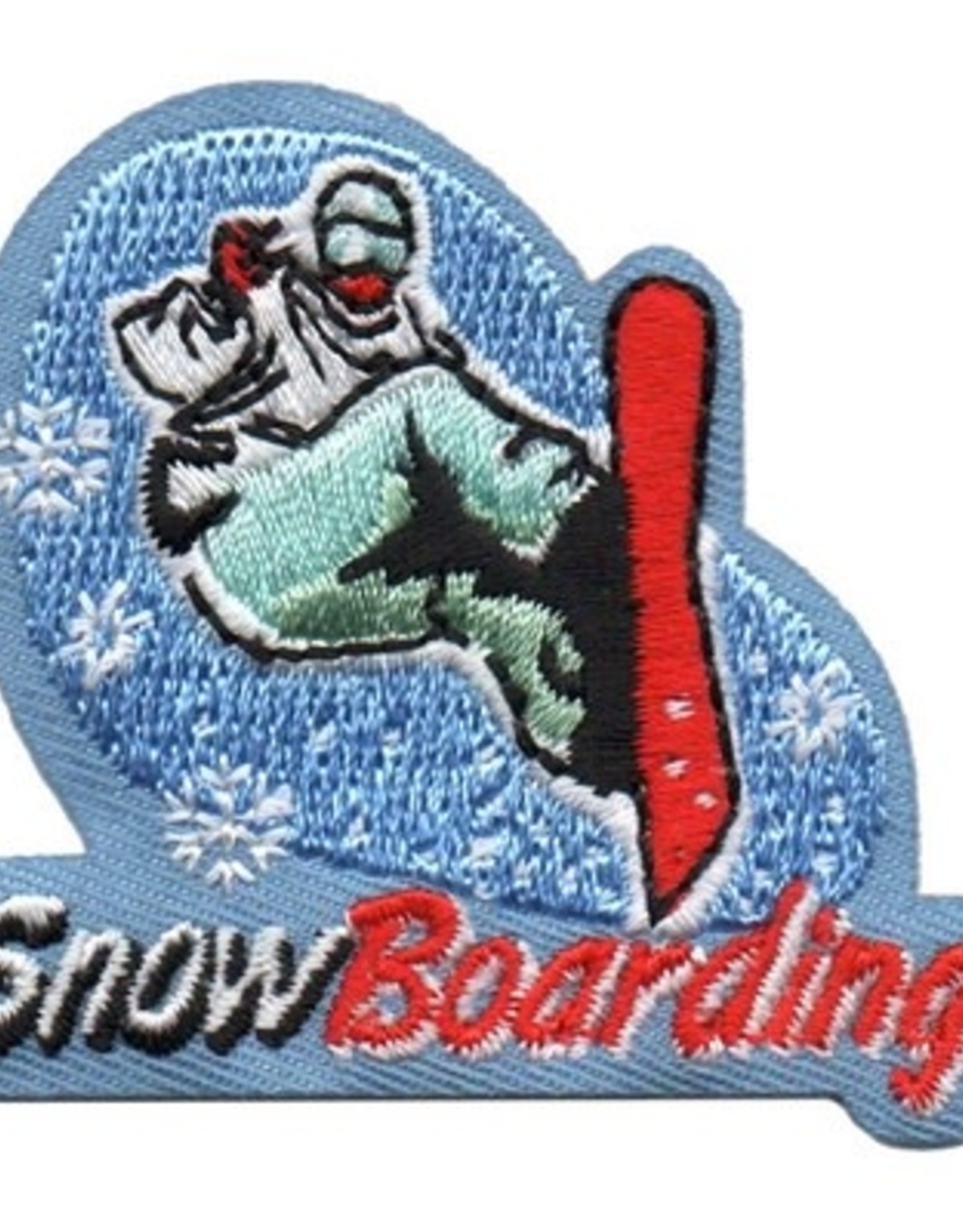 Advantage Emblem & Screen Prnt Snowboarding Fun Patch