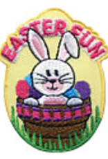 snappylogos Easter Fun Bunny in Basket Fun Patch (8360)