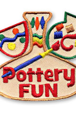 snappylogos Pottery Fun Vase Patch (3763)