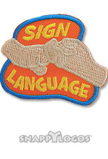 snappylogos !Sign Language Friends Sign Fun Patch (6831)