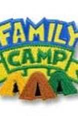 snappylogos Family Camp with Tents Fun Patch (6832)