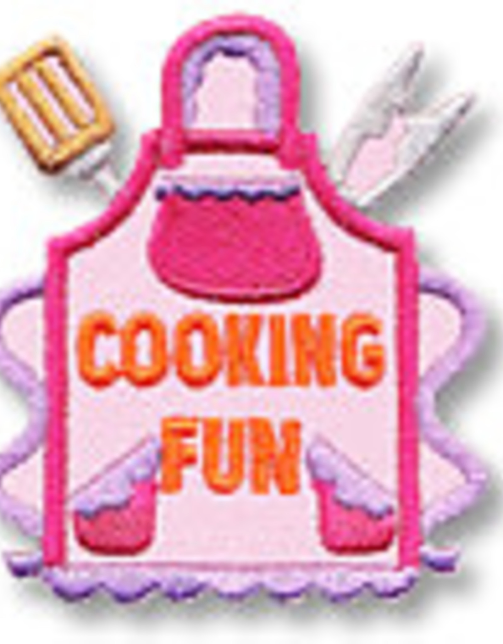 snappylogos Cooking Fun w/ Pink Apron Fun Patch (5054)