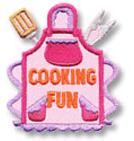snappylogos Cooking Fun w/ Pink Apron Fun Patch (5054)