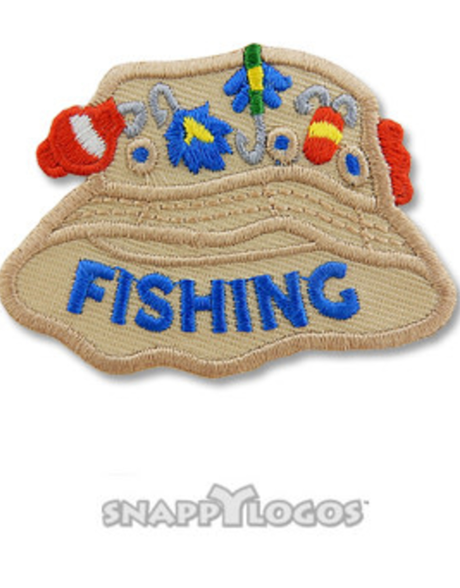 snappylogos Fishing Hat w/ Lures Fun Patch (7103)