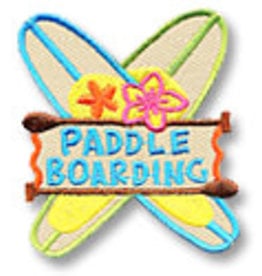 snappylogos Paddle Boarding Fun Patch (4983)