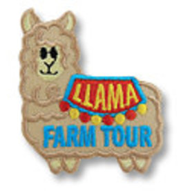 snappylogos Llama Farm Tour Fun Patch (6940)