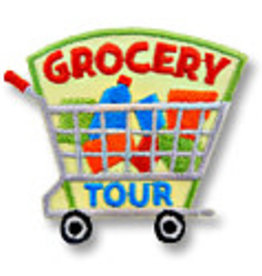 snappylogos !Grocery Store Tour w/ Cart Fun Patch (6104)