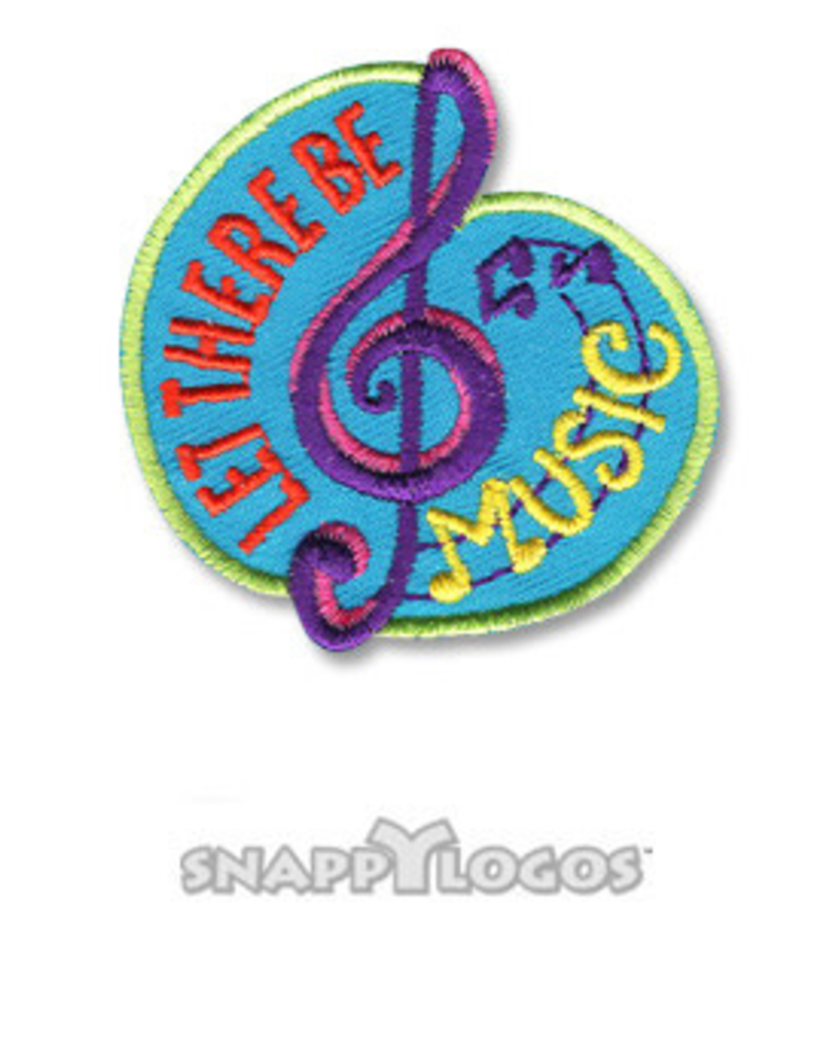 snappylogos Let There Be Music Fun Patch (6283)