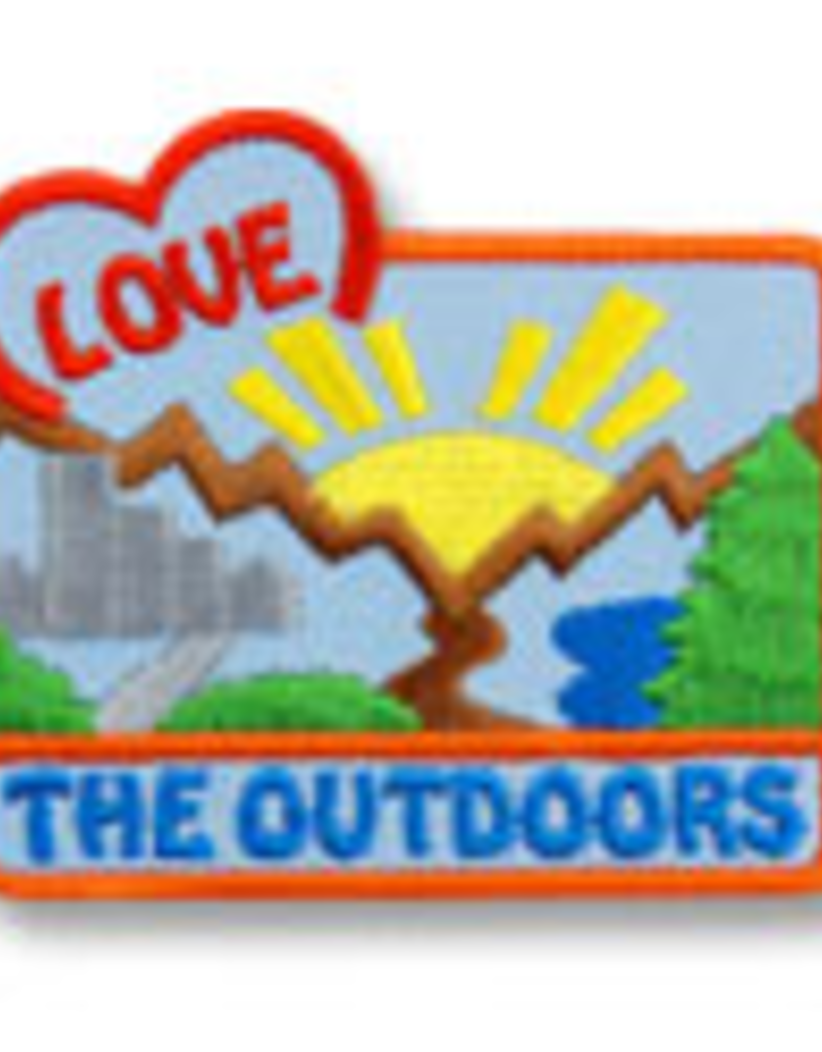 snappylogos Love the Outdoors Fun Patch (7311)