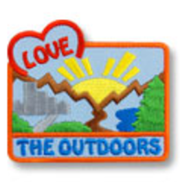 snappylogos Love the Outdoors Fun Patch (7311)