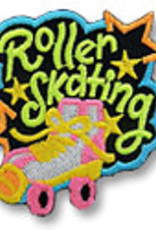 snappylogos Neon Roller Skating Fun Patch (6635)