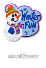 snappylogos Winter Fun Snowman Fun Patch (7586)