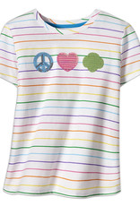 ! Striped Peace T-Shirt - Girls