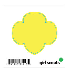 Trefoil Decal - Yellow