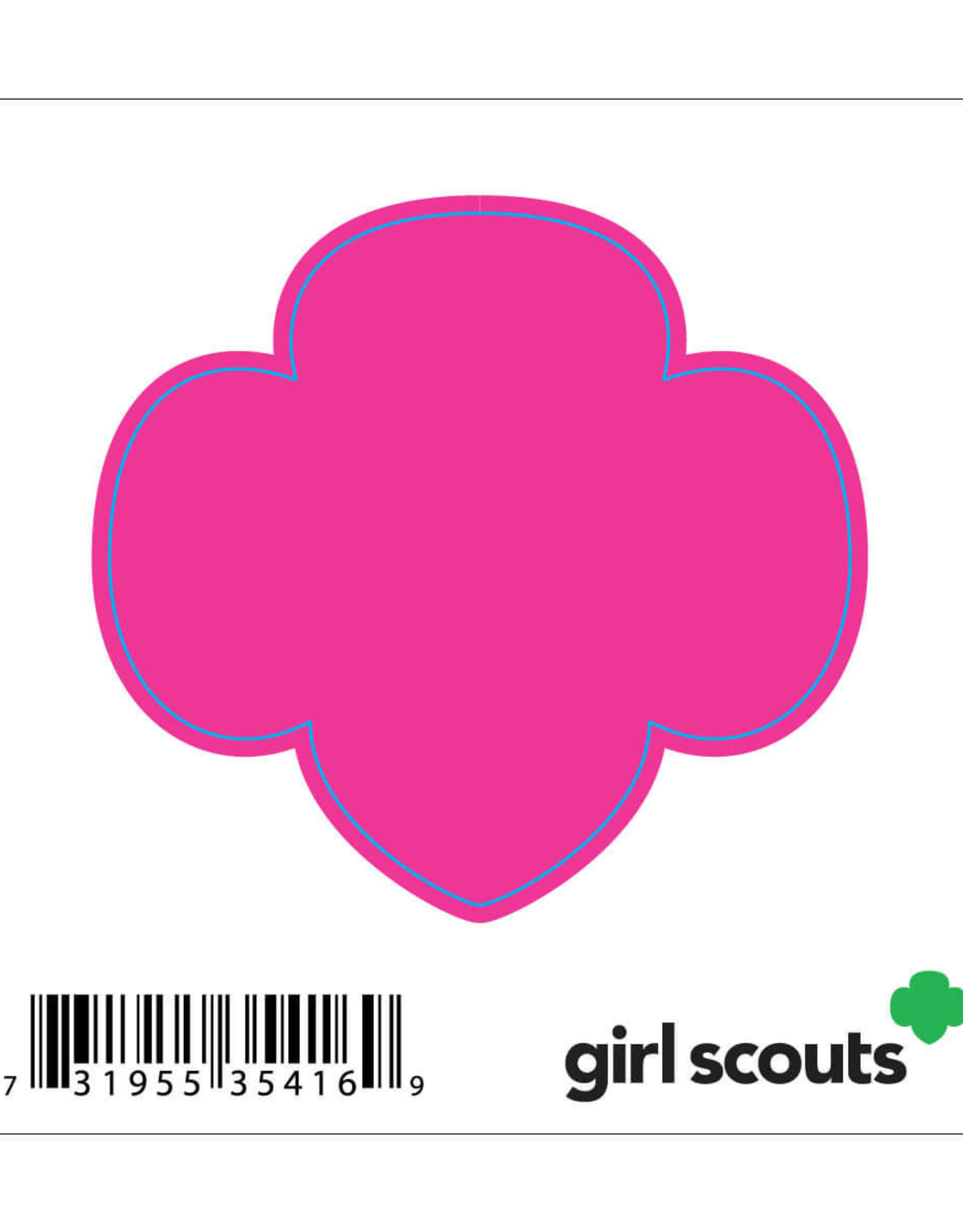 Trefoil Decal - Pink