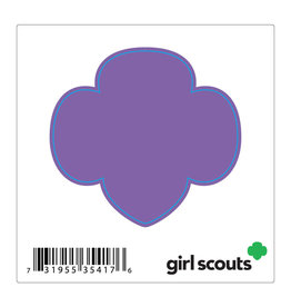 Trefoil Decal - Purple